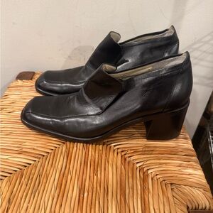 Classiques Entier Black Leather Loafers Size 8